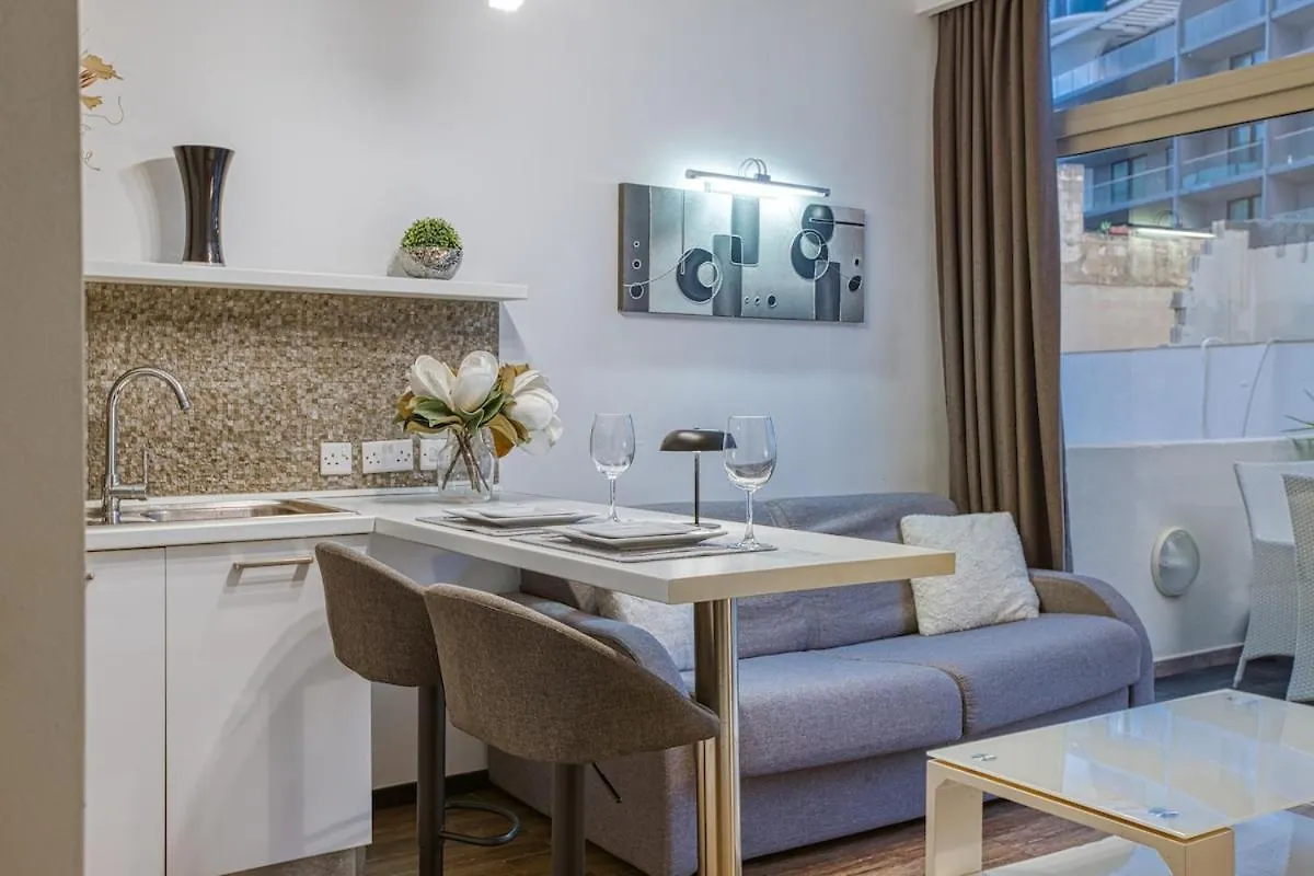 Stylish 1Bedroom Studio In The Heart Of St Julians 404 Saint Julian's 0*,  Malta